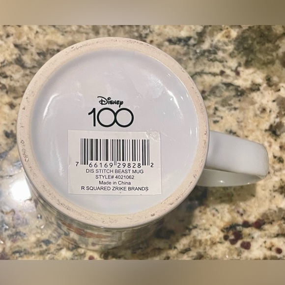 Disney 100 Stitch starring as Beast Beauty and the Beast Ceramic Mug - Picture 6 of 6